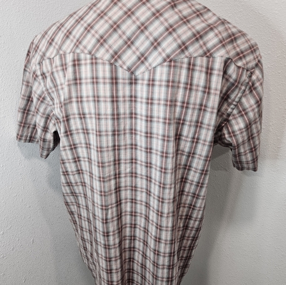 Pendleton Frontier men's button short-sleeve large - Picture 5 of 7